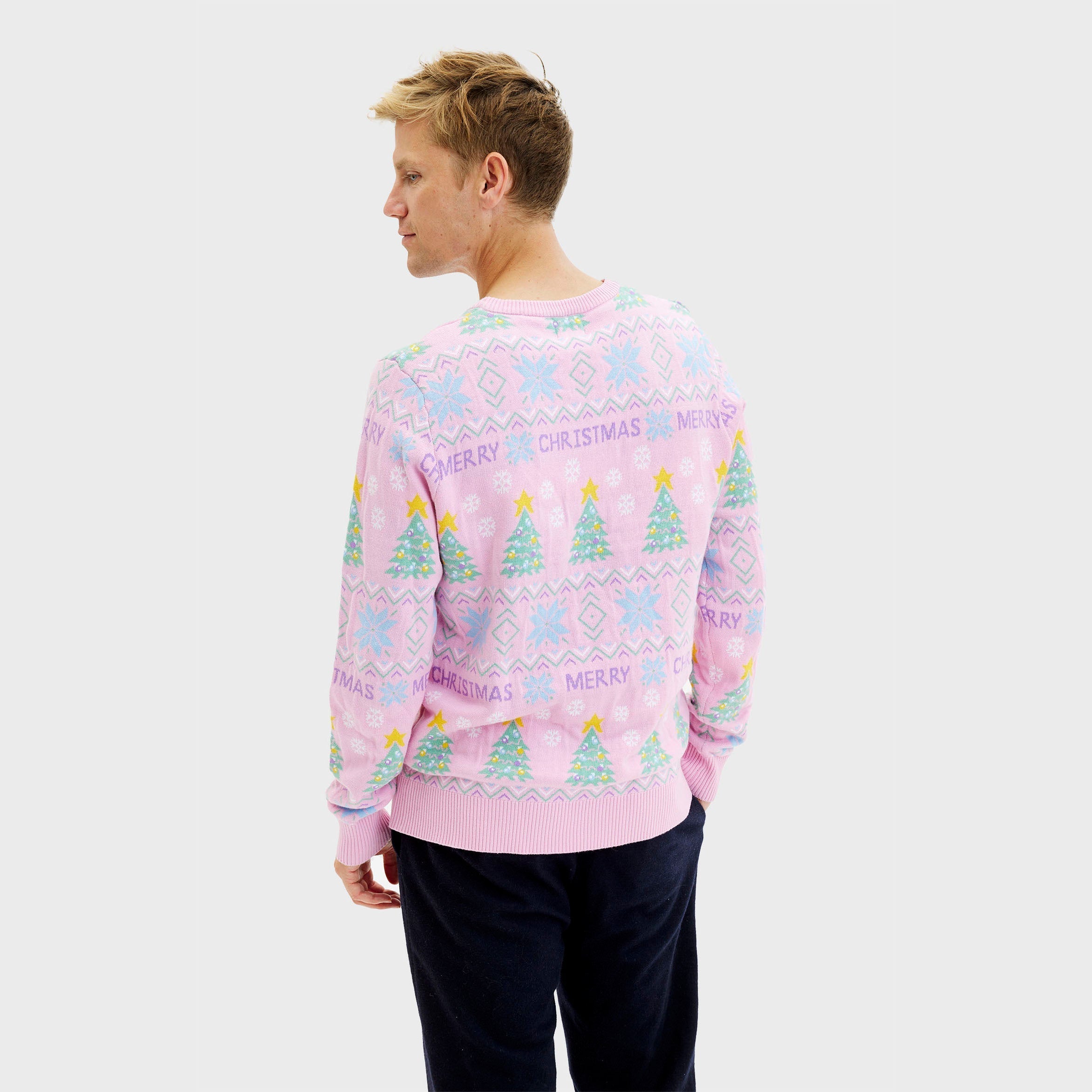 The Pink Christmas Sweater β Men